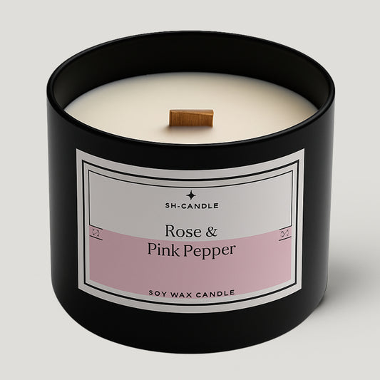 Rose & Pink Pepper Holzdocht